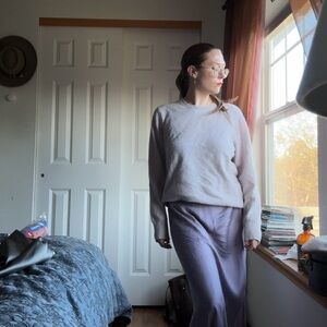 Naadam Cashmere Sweater | Size L | Dusty Lavender